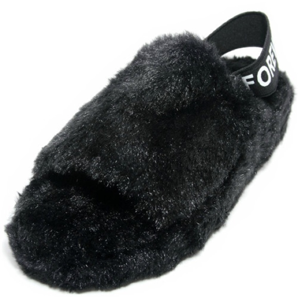 Women Fur Slides Sandals - Picture 2 of 4